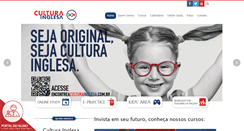 Desktop Screenshot of culturainglesasjdr.com.br